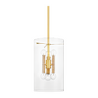Hudson Valley Lighting Barlow 6 Light 10.75 inch Aged Brass Lantern Ceiling Light