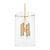 Hudson Valley Lighting Barlow 8 Light 14.75 inch Aged Brass Lantern Ceiling Light