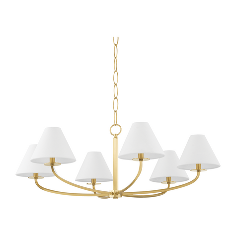 Hudson Valley Lighting Stacey 6 Light 40.25 inch Chandelier Ceiling Light