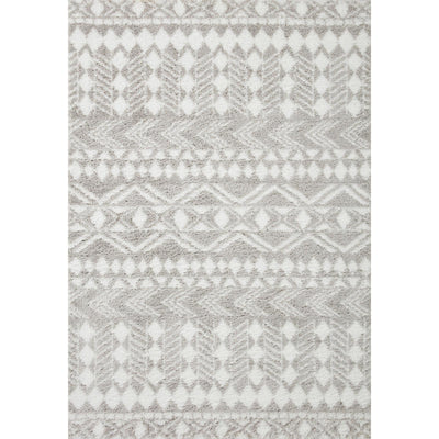 Loloi II Bliss Shag BLS-05 Grey / White Rug