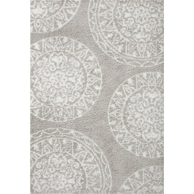 Loloi II Bliss Shag BLS-06 Grey / White Rug