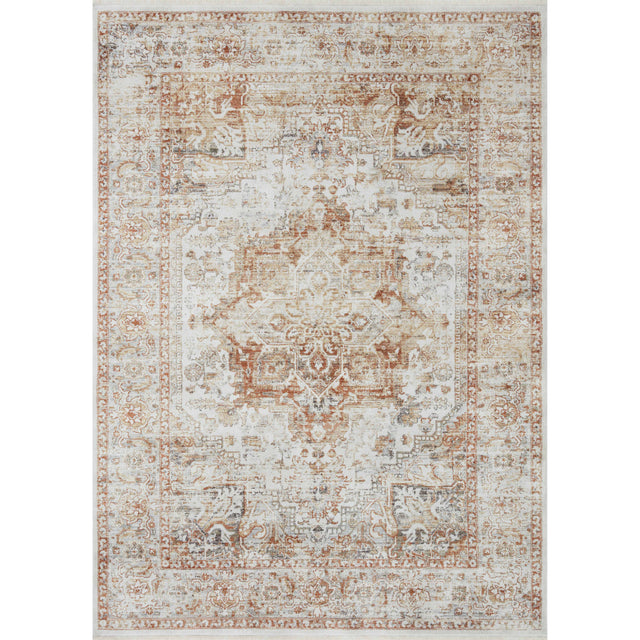 Loloi Bonney BNY-01 Ivory / Sunset Rug