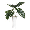 Uttermost Muse Monstera White Vase Centerpiece