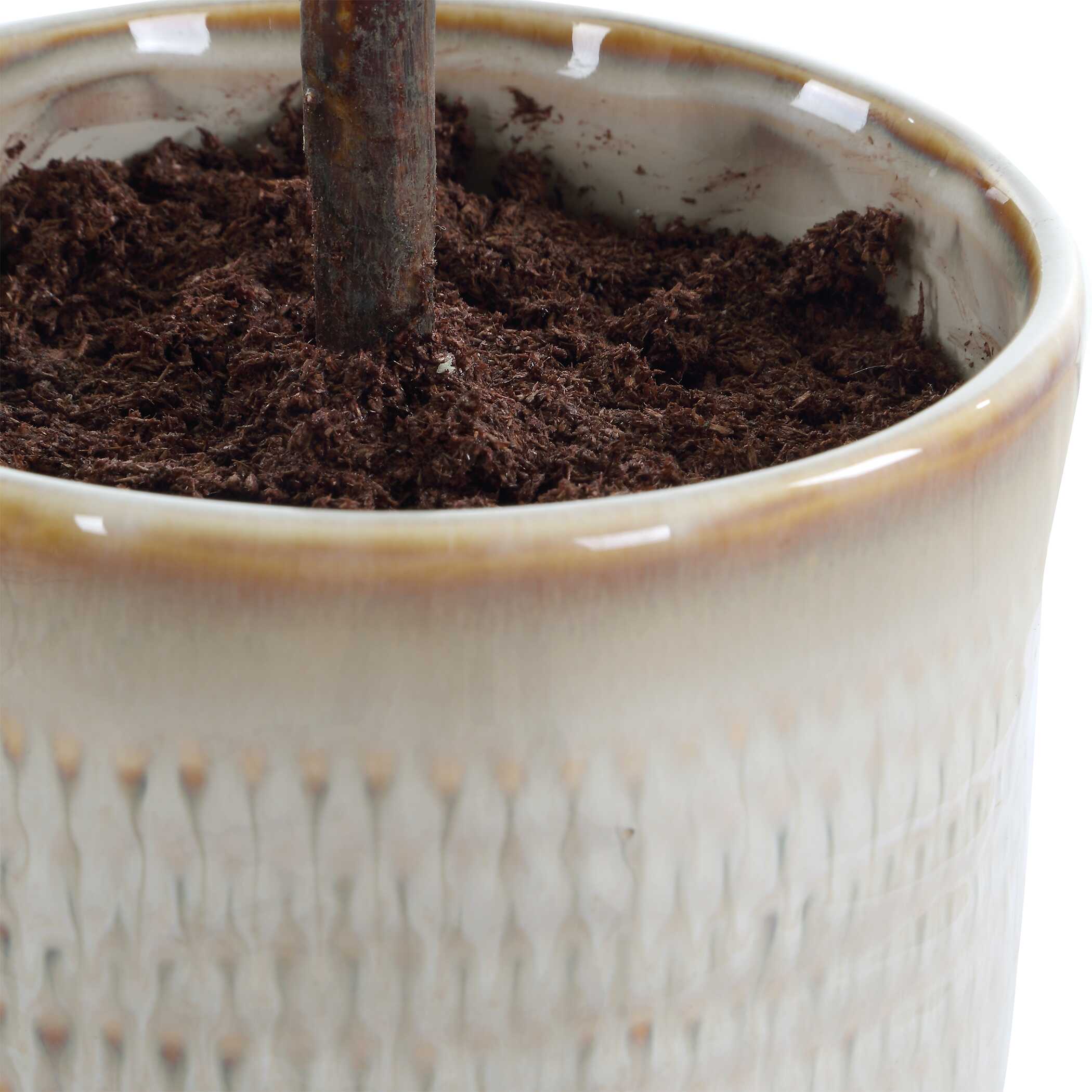 Uttermost Solea Olive Accent & Textured Vase