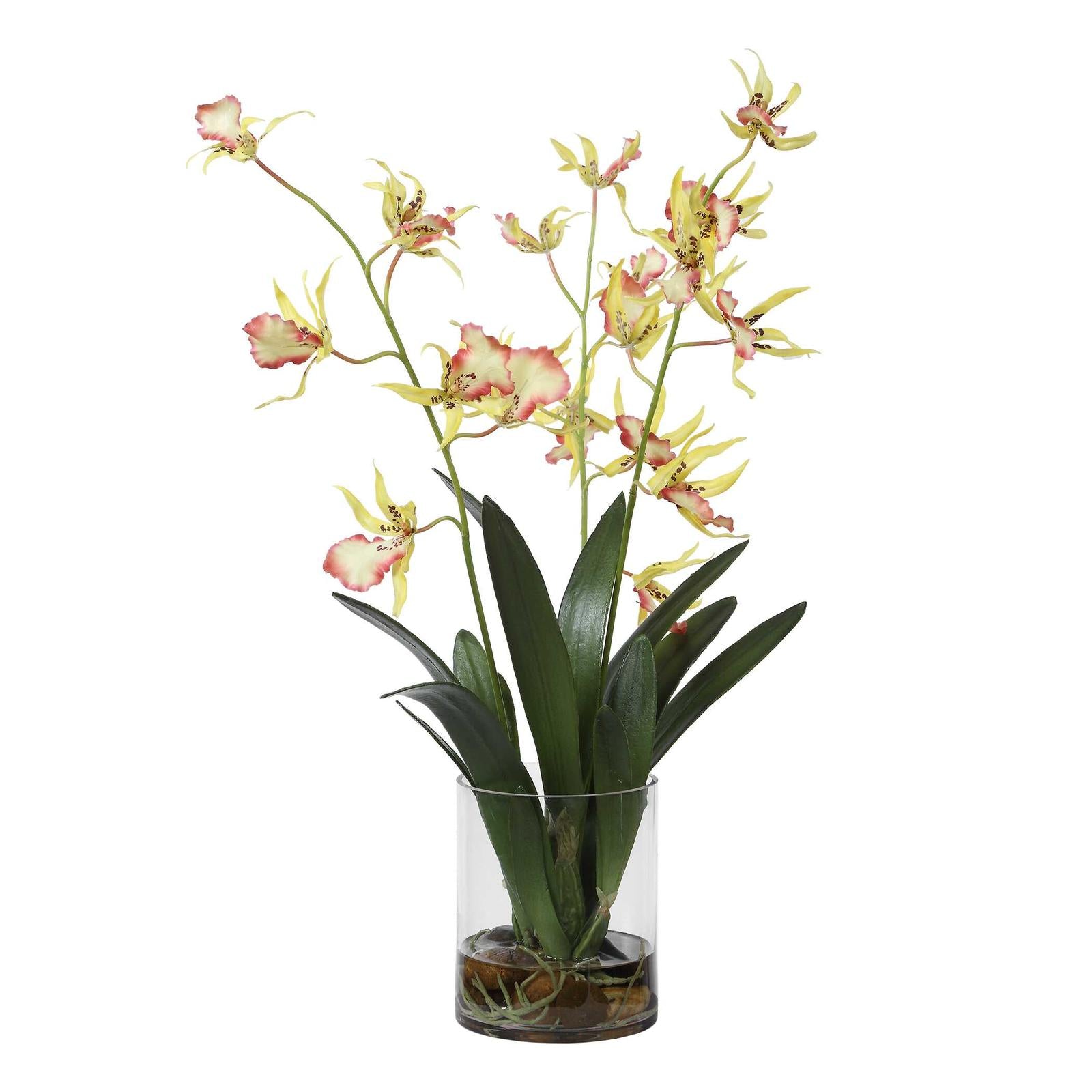 Uttermost Spider Orchid In Glass Vase