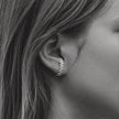 Christofle Babylone Sterling Silver T Bar Ear Cuff
