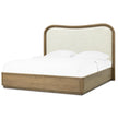 Pulaski Furniture Leeza Brown Upholstered Panel Bed