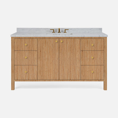 Parson 60" 2-Door Single Sink Vanity Base Only