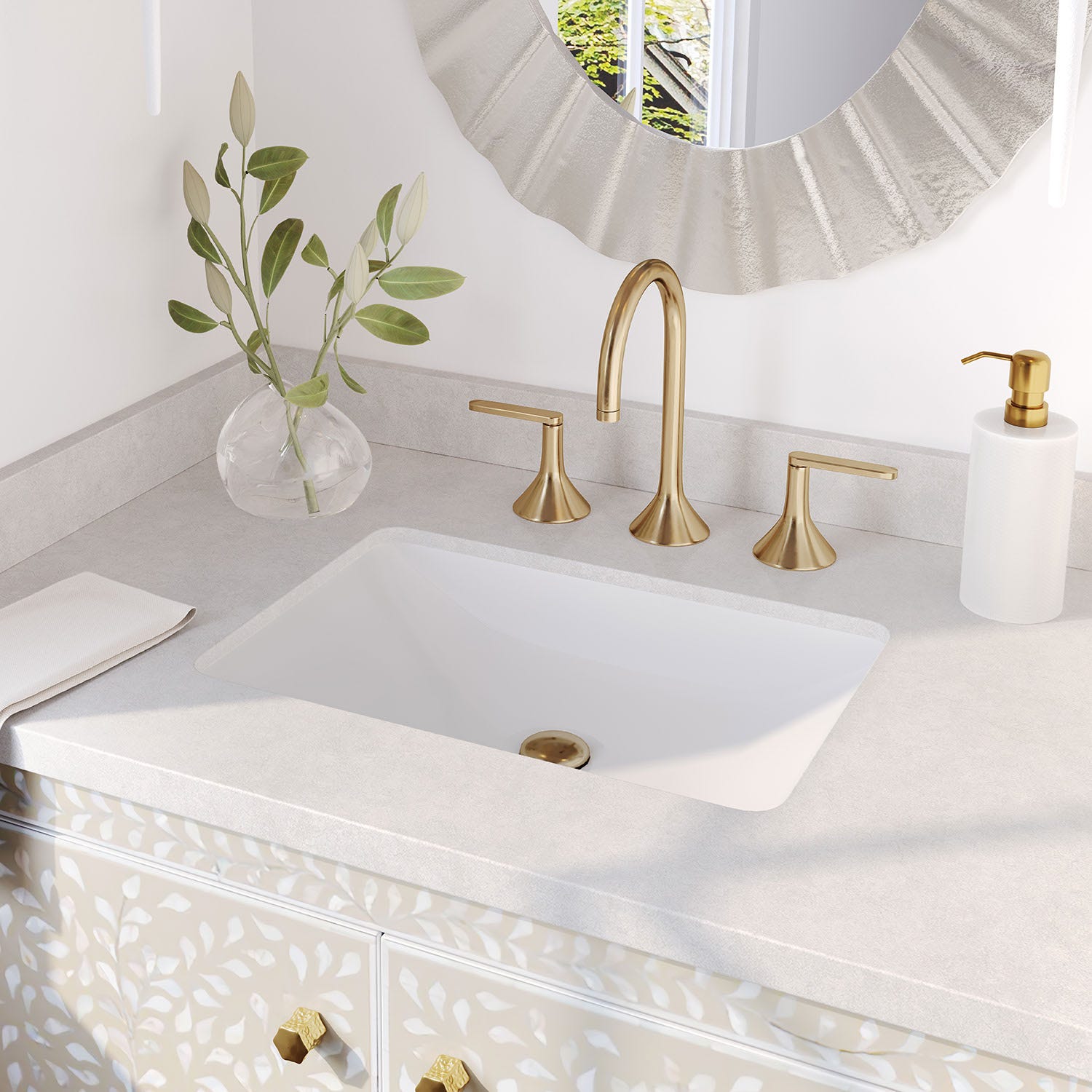Parson Vanity Base with Countertop