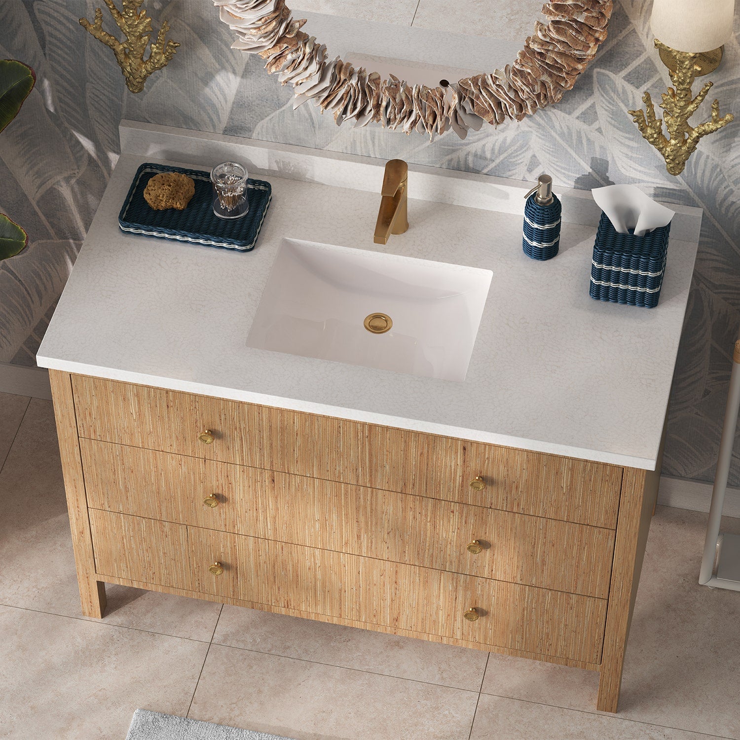 Parson Vanity Base with Countertop