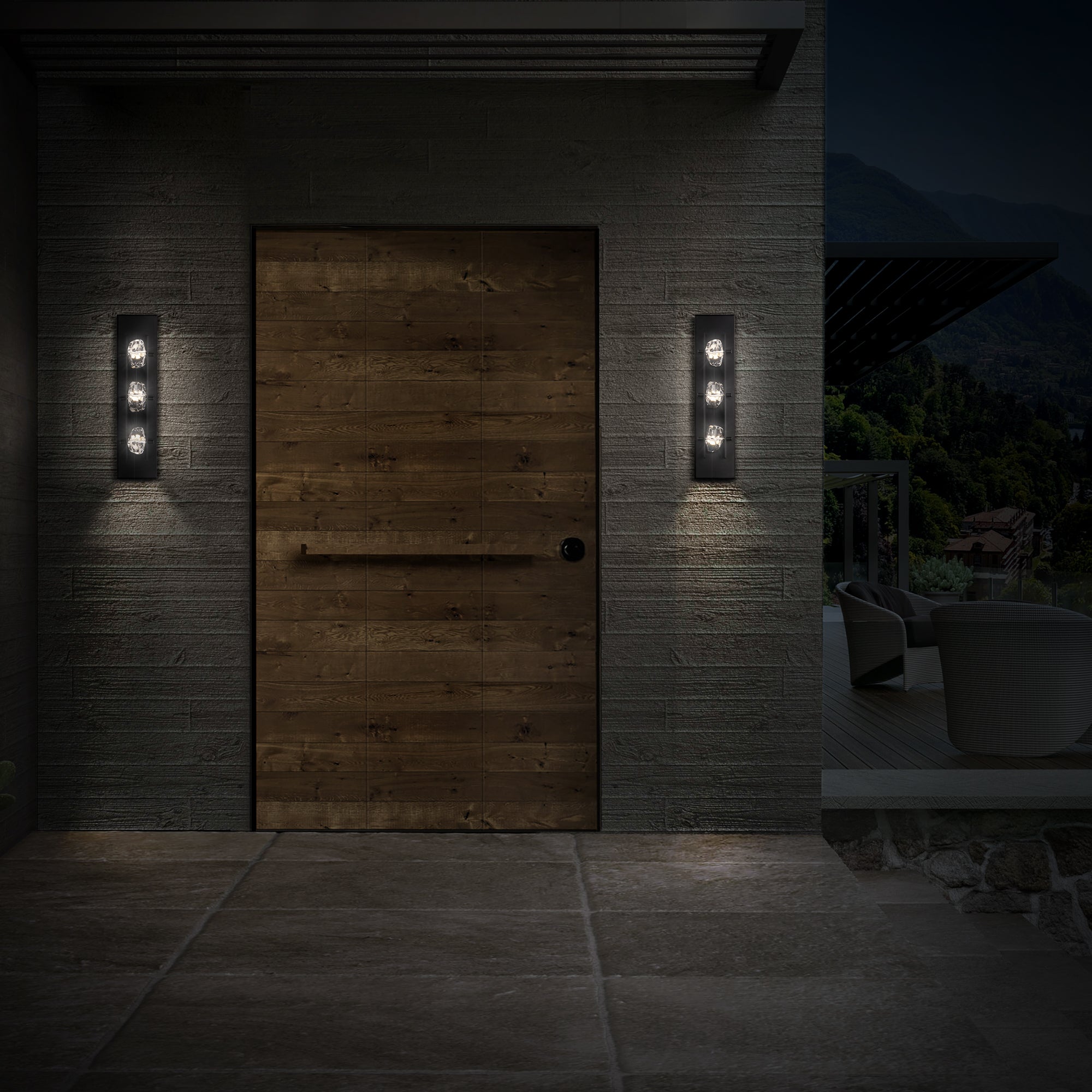 Schonbek Strata BWSW10322 Outdoor Wall Light