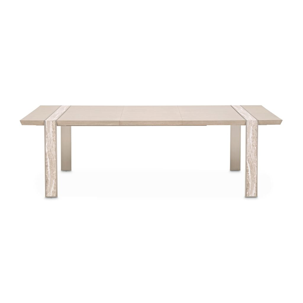 Michael Amini Lotus Bay Wide Rectangular Dining Table - Sand