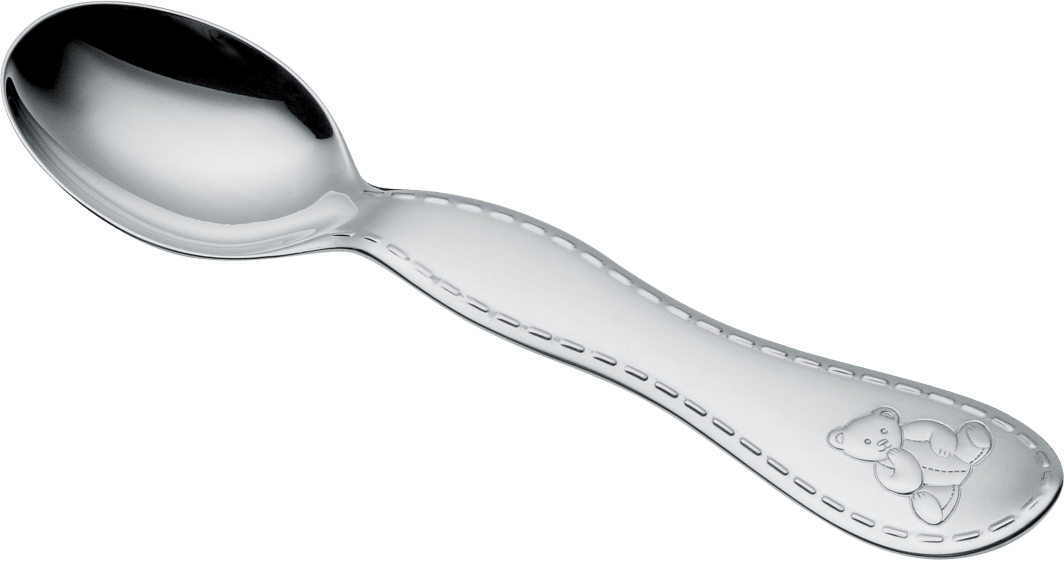 Christofle Charlie Bear Silver-Plated Baby Spoon
