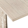 Michael Amini Lotus Bay C-Shaped Accent Table - Sand