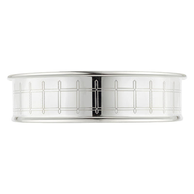 Christofle Graphik Silver Plated Bottle Coaster Graphik