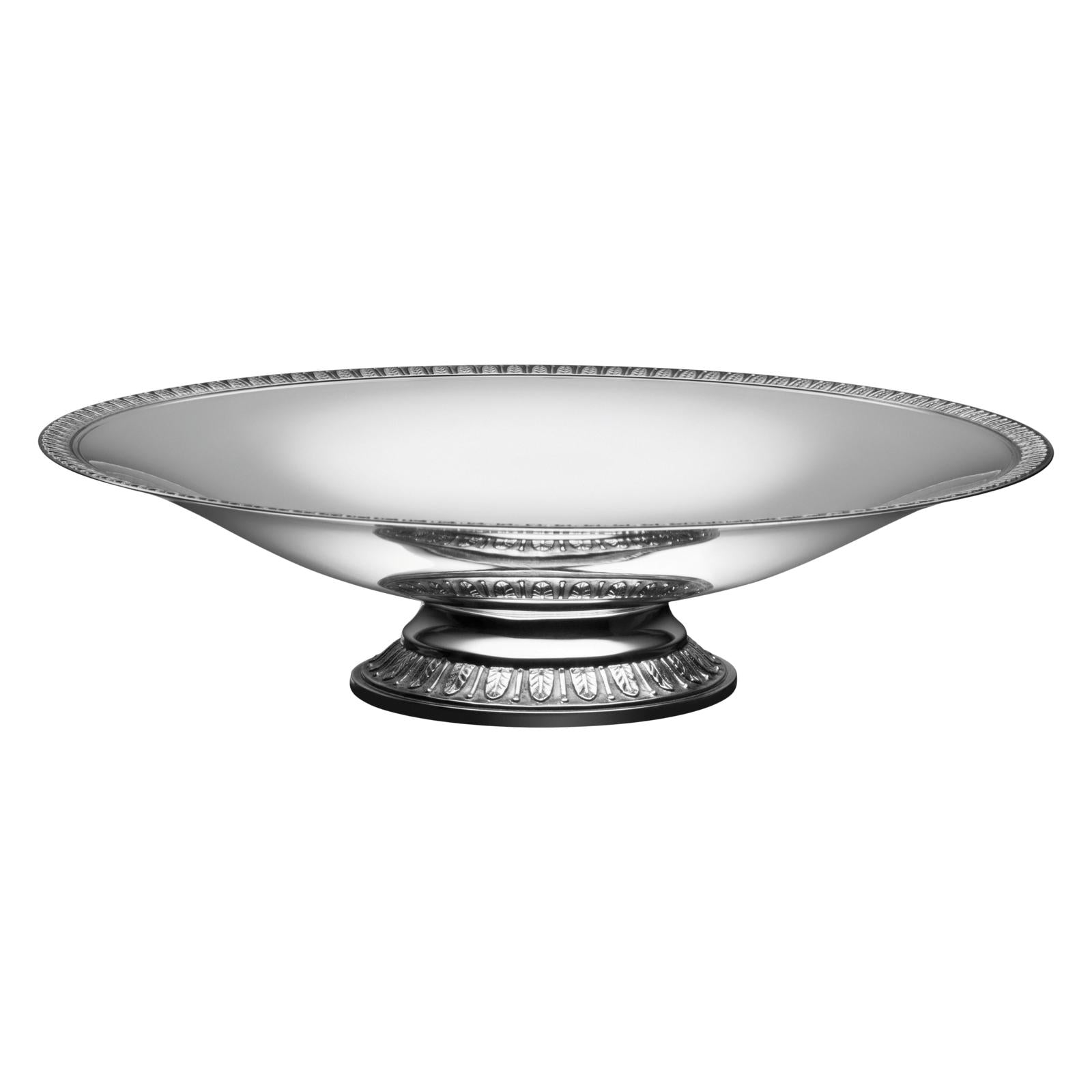Christofle Malmaison Silver Plated Footed Bowl 18 Cm