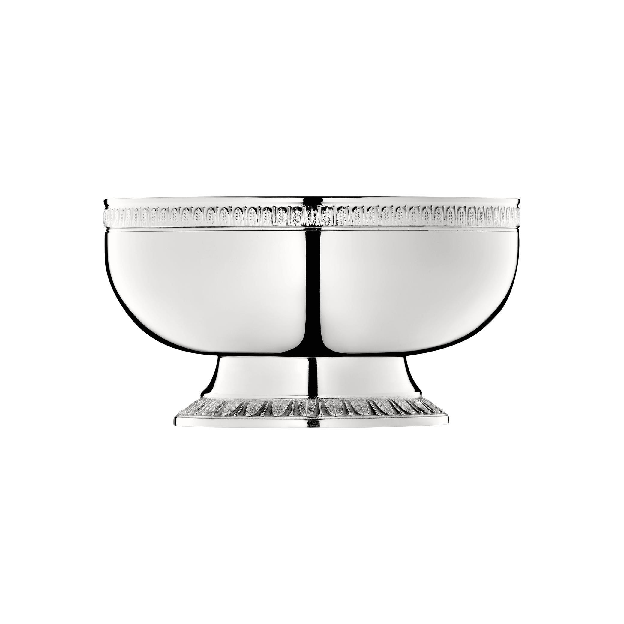 Christofle Malmaison Silver-Plated Pedestal Bowl
