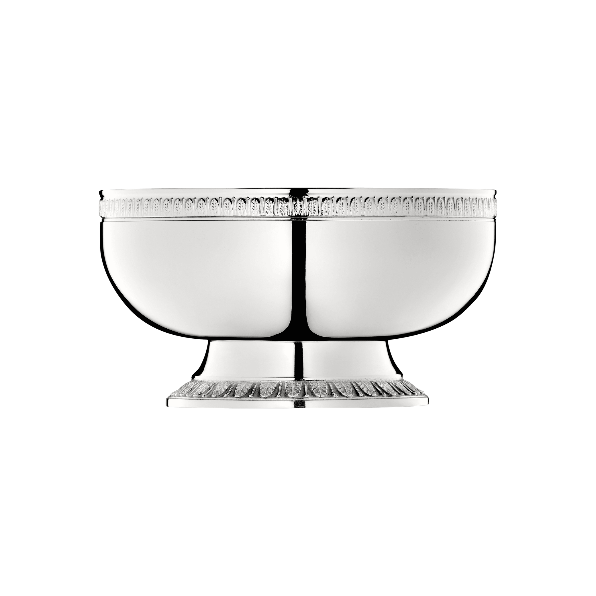 Christofle Malmaison Silver-Plated Pedestal Bowl