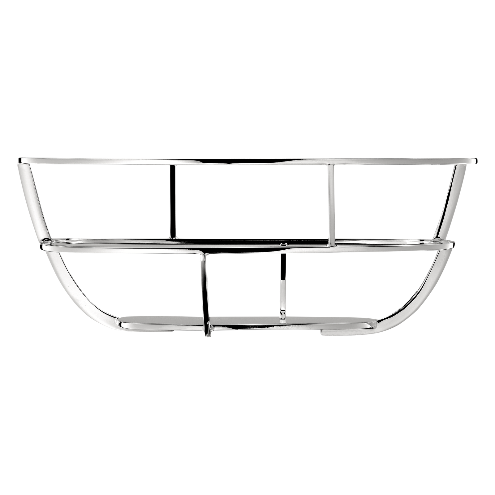 Christofle Silver Time Silver Plated Silver-Plated Bread Basket with Napkin