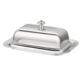 Christofle Albi Silver-Plated Lidded Butter Dish