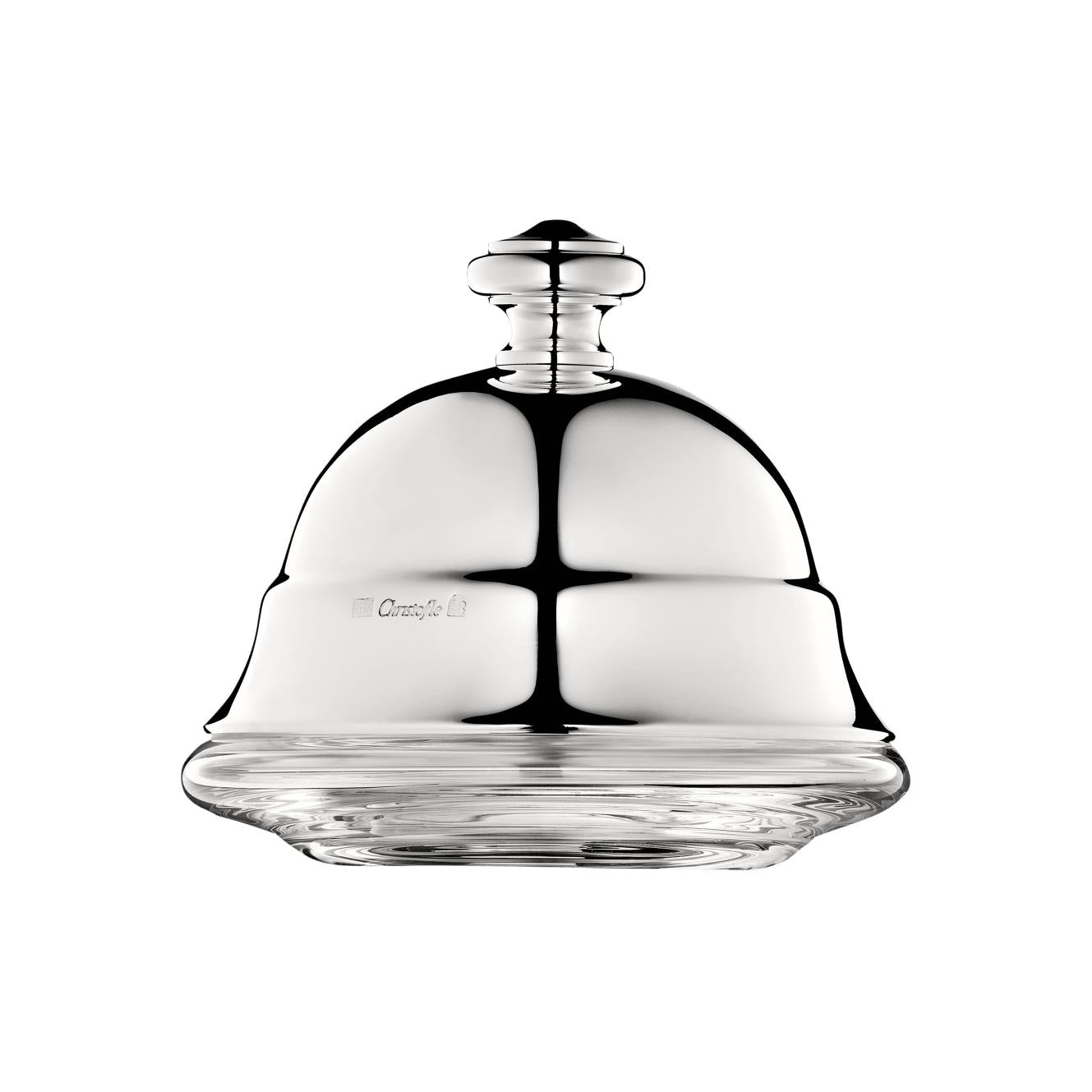 Christofle Albi Individual Silver Plated Butter Dish