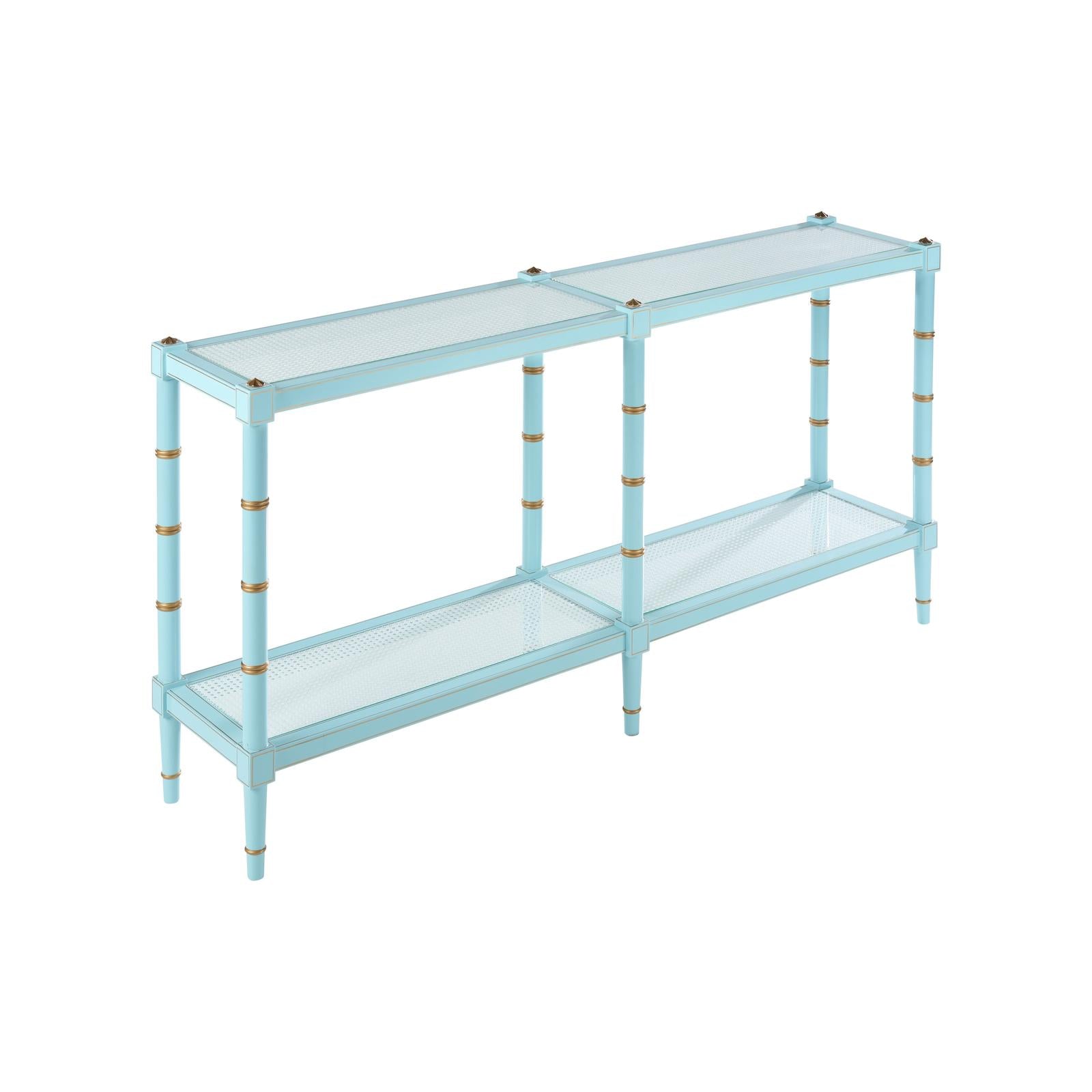 Chelsea House Conner Cane Sofa Table