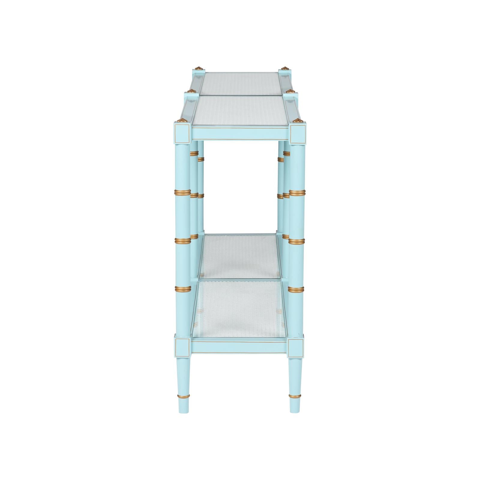 Chelsea House Conner Cane Sofa Table