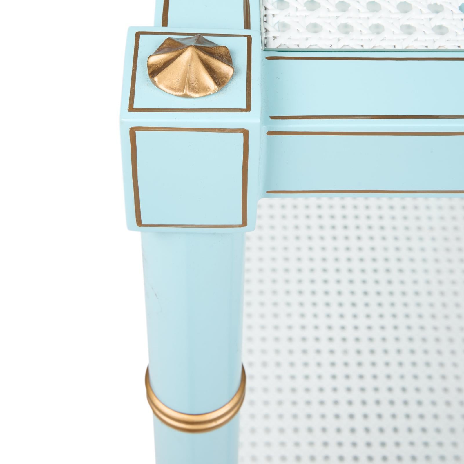 Chelsea House Conner Cane Sofa Table