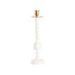 Chelsea House Solid Wood Barley Twist Candlestick