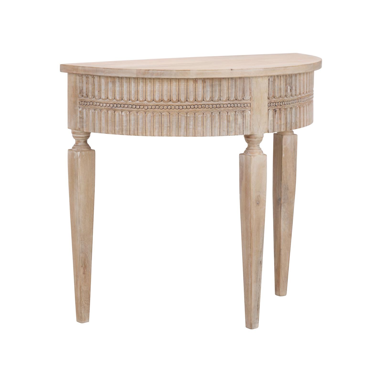 Chelsea House Lacey Demilune Consol Table