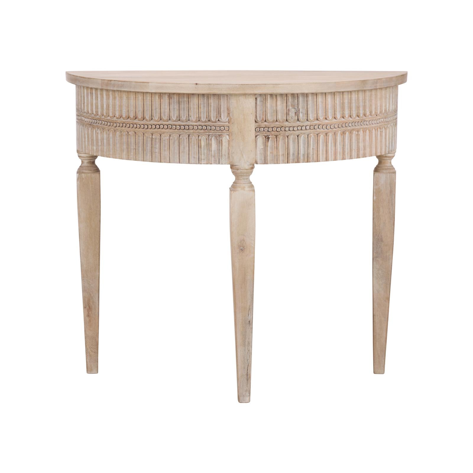 Chelsea House Lacey Demilune Consol Table