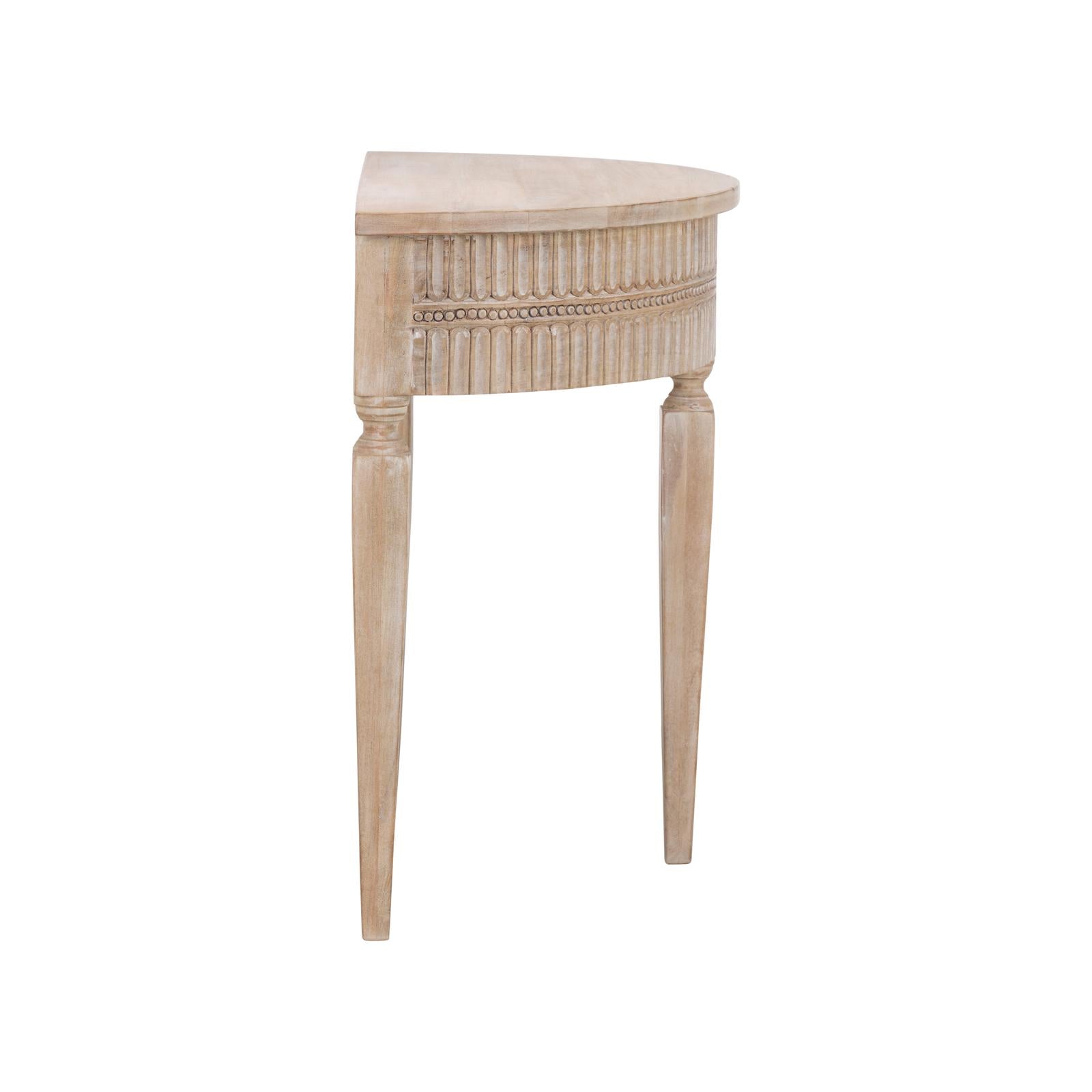 Chelsea House Lacey Demilune Consol Table