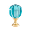 Chelsea House Blue Brass Hand Blown Finial