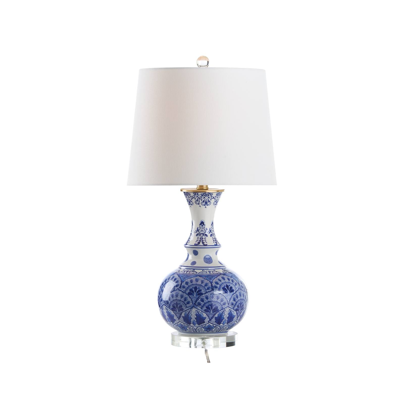 Chelsea House Marguerite Blue And White Table Lamp