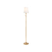 Chelsea House Quatrefoil Gold Leaf Floor Lamp