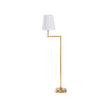 Chelsea House Quatrefoil Gold Leaf Floor Lamp