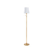 Chelsea House Quatrefoil Gold Leaf Floor Lamp