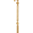 Chelsea House Quatrefoil Gold Leaf Floor Lamp