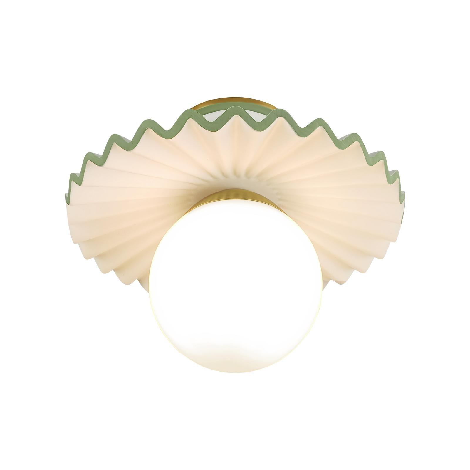 Chelsea House Fancy Ruffle Flush Mount