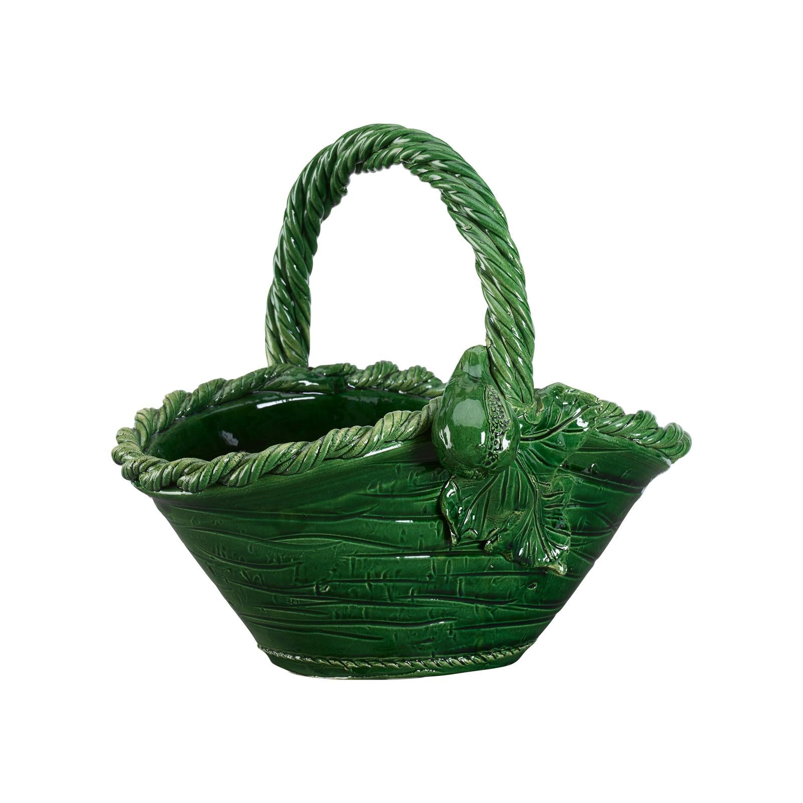 Chelsea House Fig Ceramic Basket