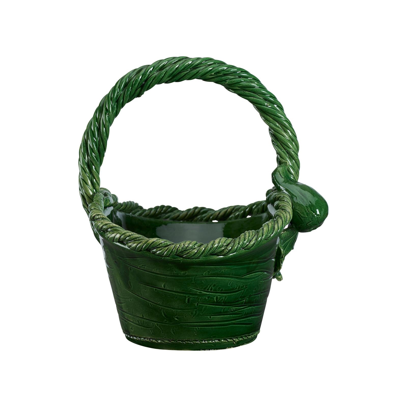 Chelsea House Fig Ceramic Basket
