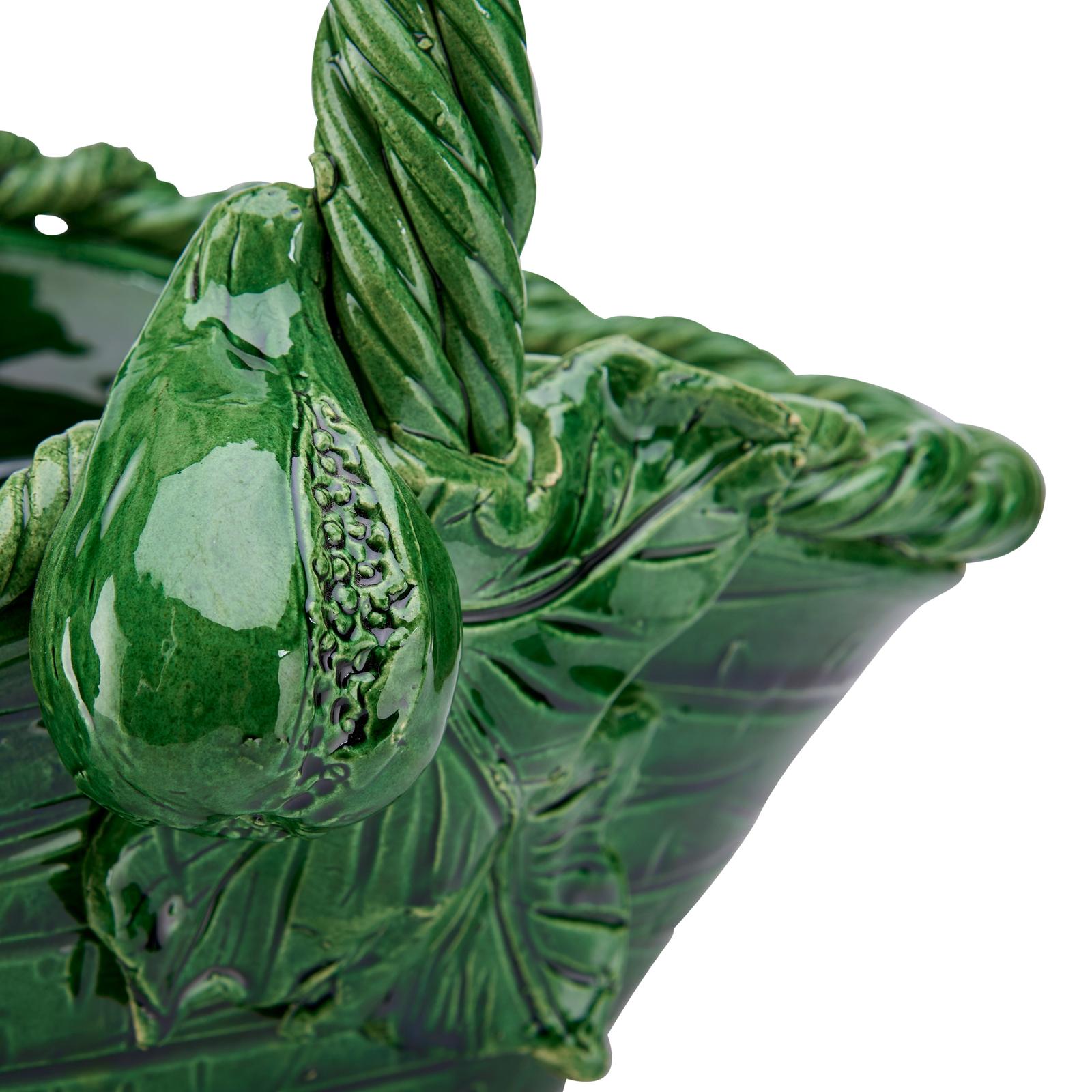 Chelsea House Fig Ceramic Basket