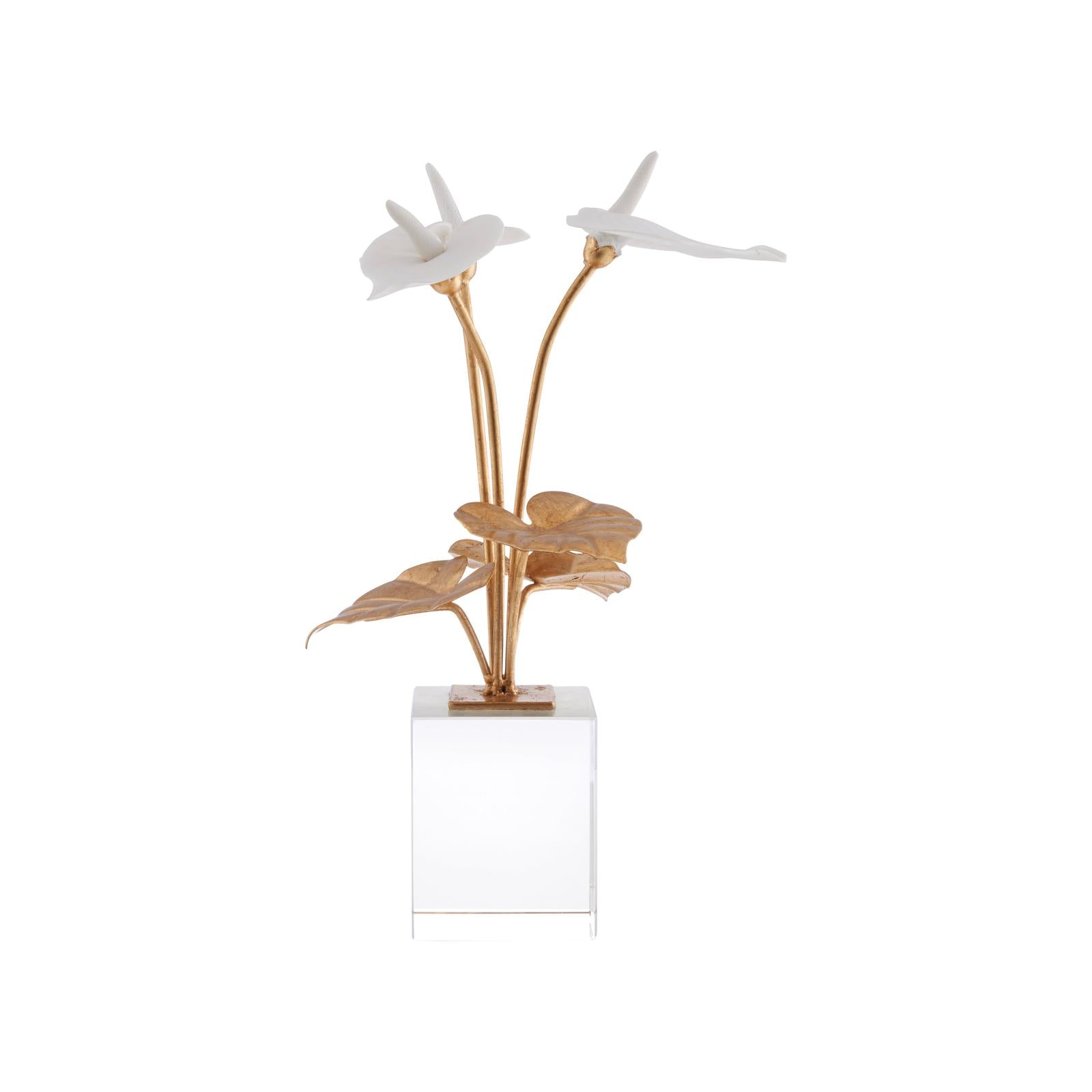 Chelsea House Small Anthuriums on Stand