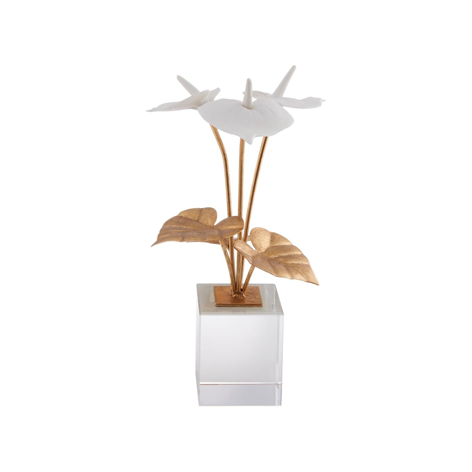 Chelsea House Small Anthuriums on Stand