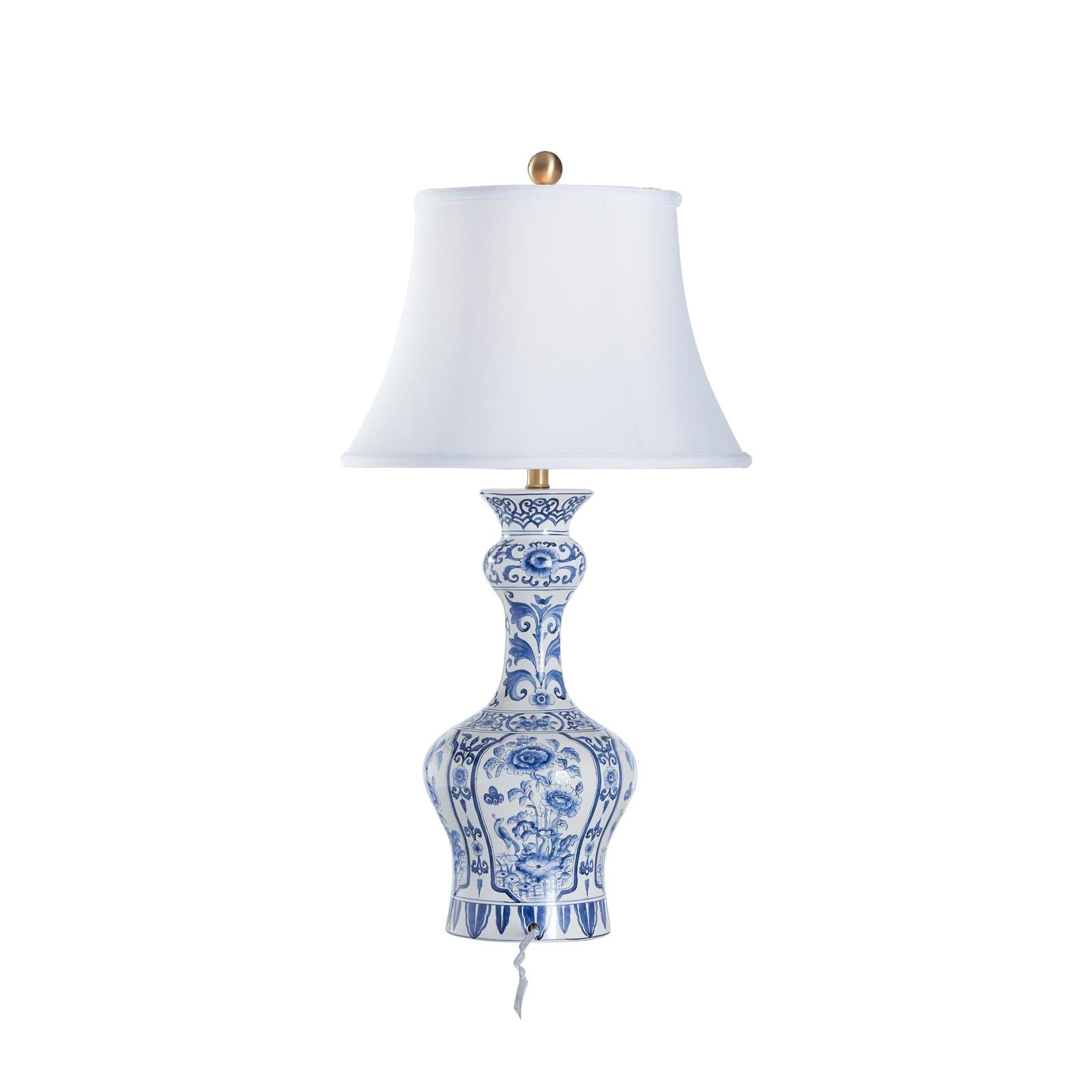Chelsea House Dutch Delft Table Lamp