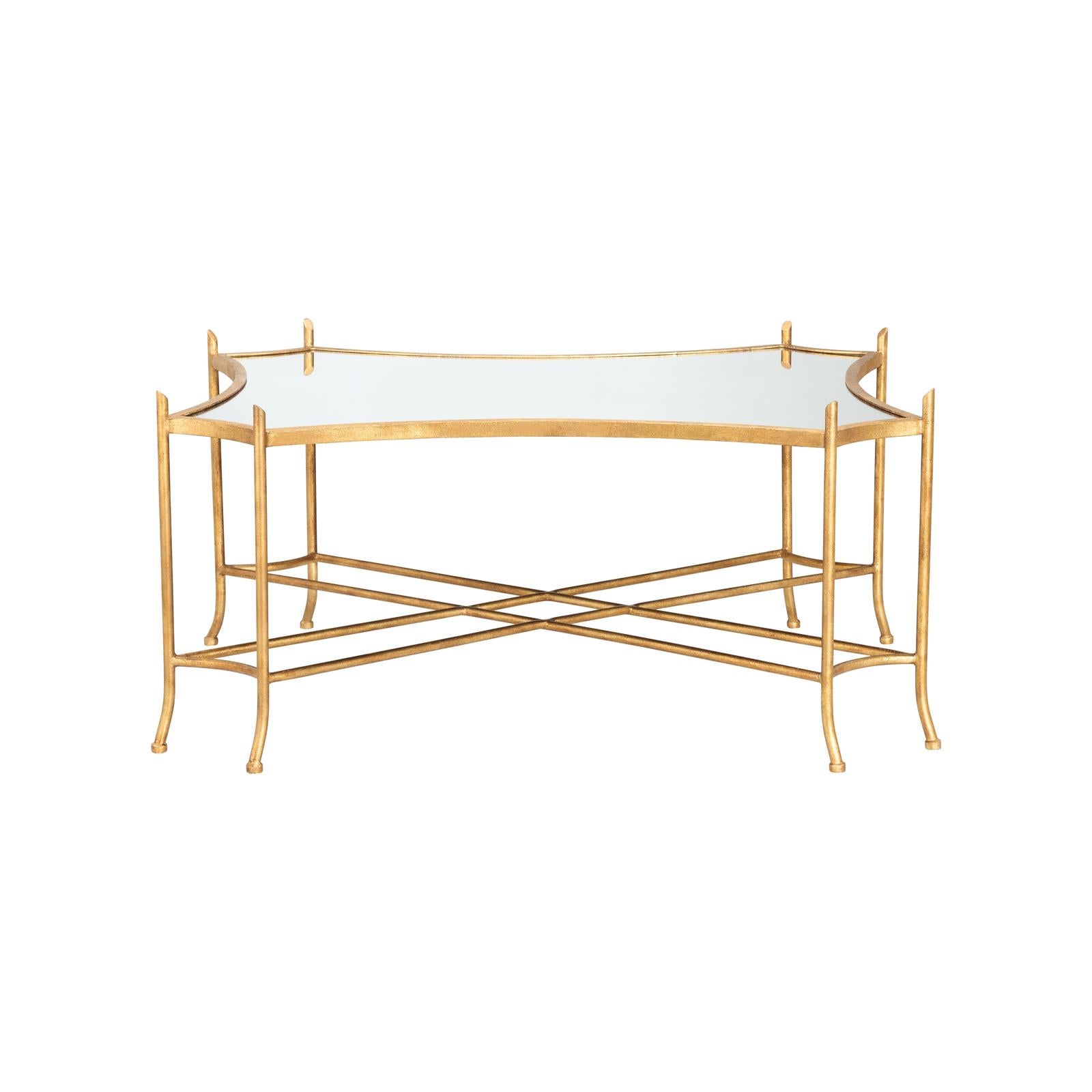 Chelsea House Rory Mirrored Coffee Table