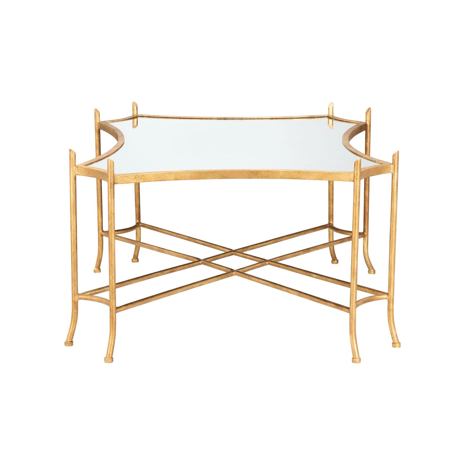 Chelsea House Rory Mirrored Coffee Table