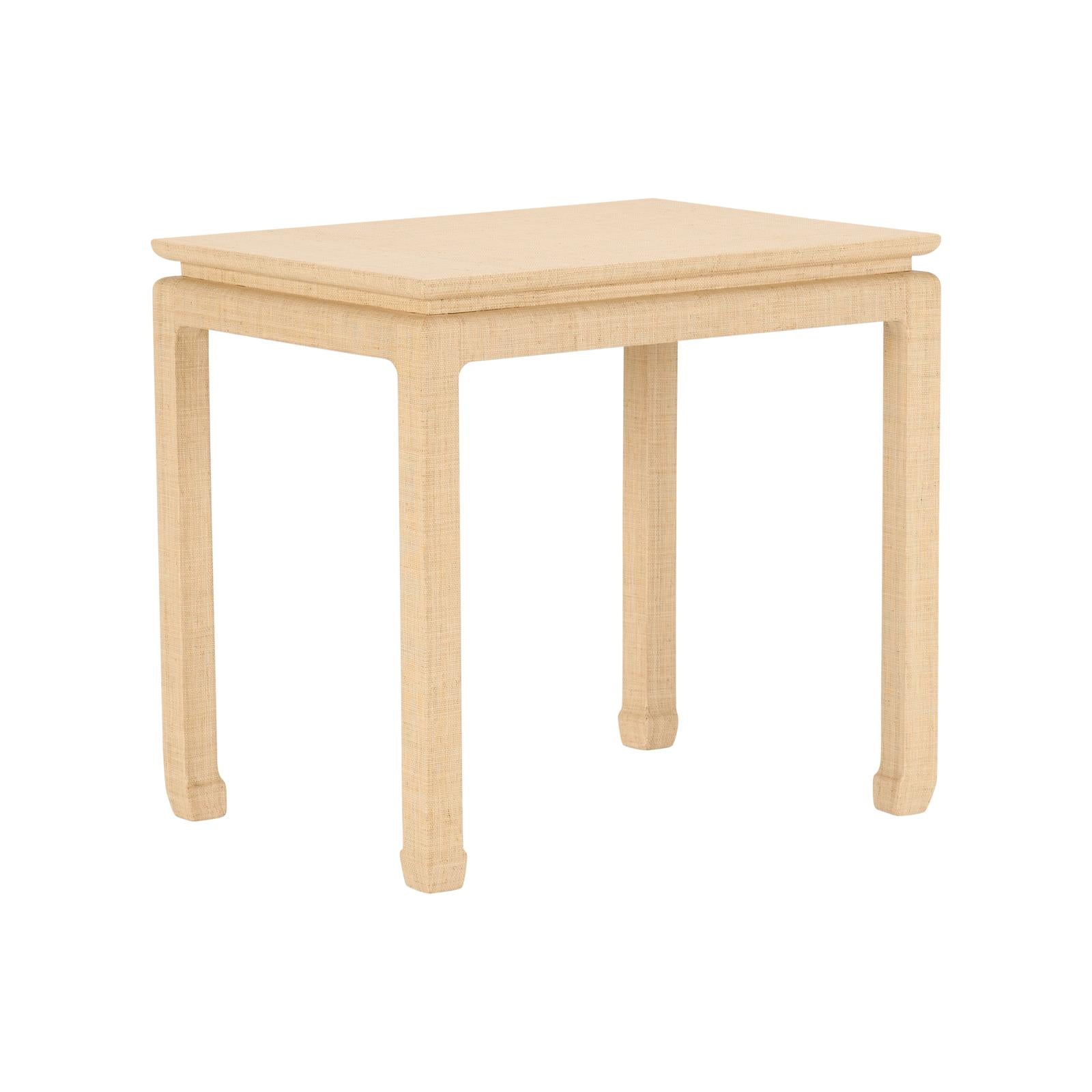 Chelsea House Lotus End Table, Cream