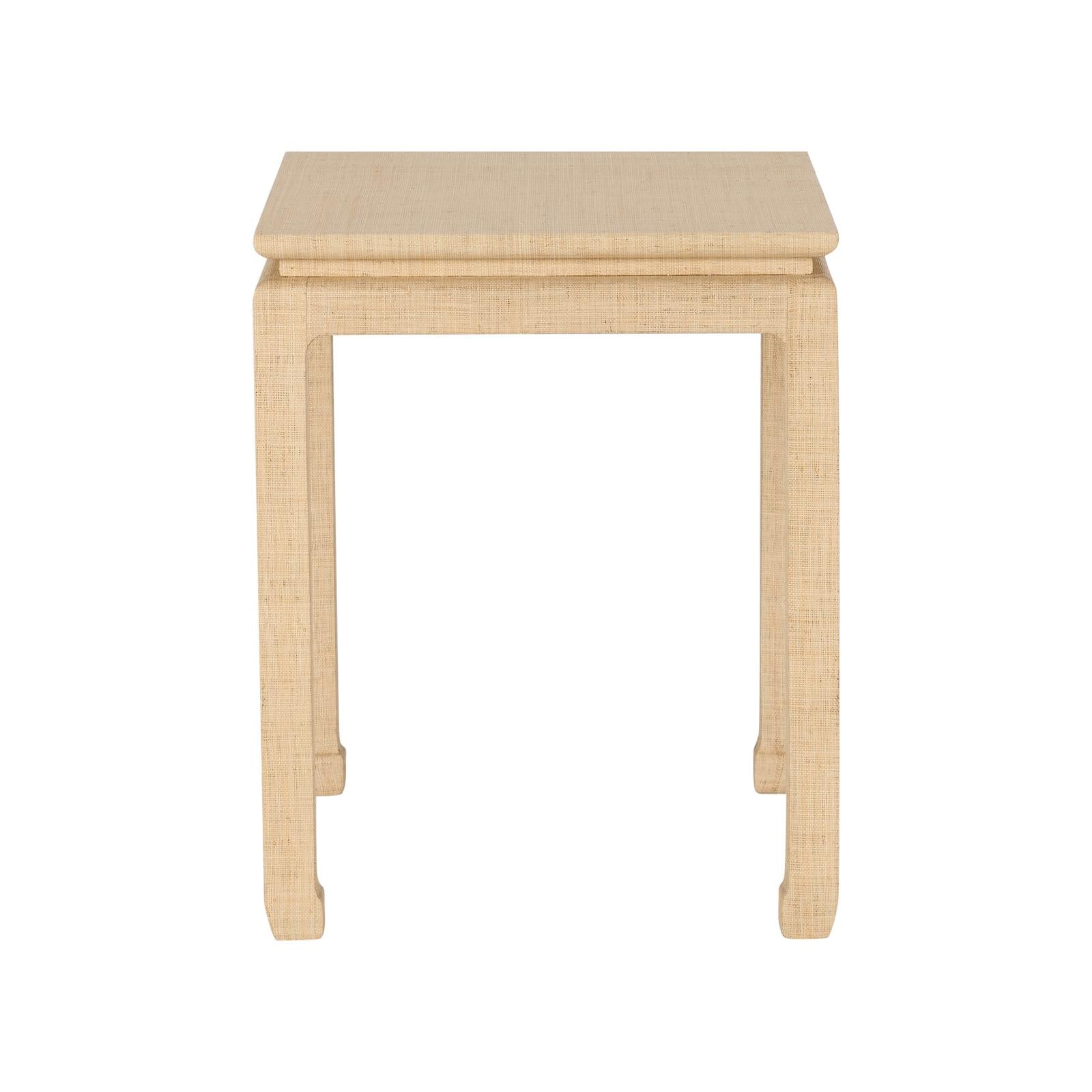 Chelsea House Lotus End Table, Cream