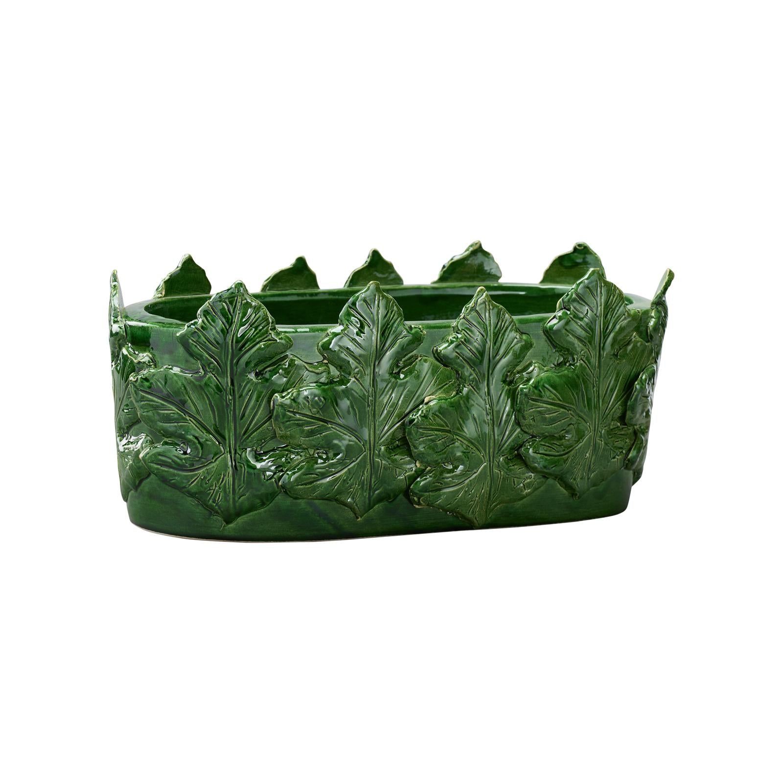 Chelsea House Fig Leaf Planter